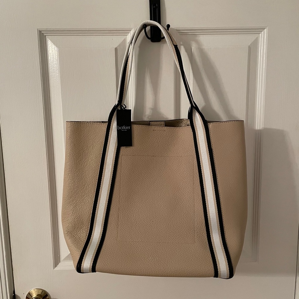 NWT Botkier Trinity Tote Bag Beige